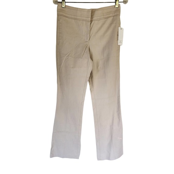 NWT Robert Rodriguez Cream Cotton Blend Pants 2 - Picture 1 of 4